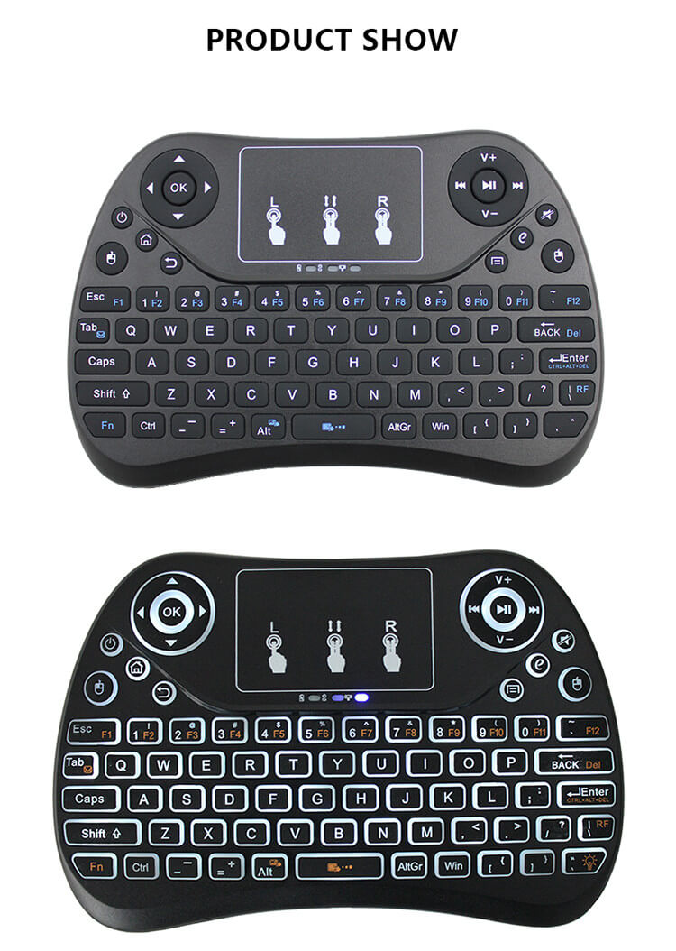 mini keyboard with touch pad