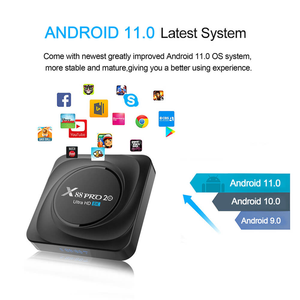 x88 pro android 11 tv box