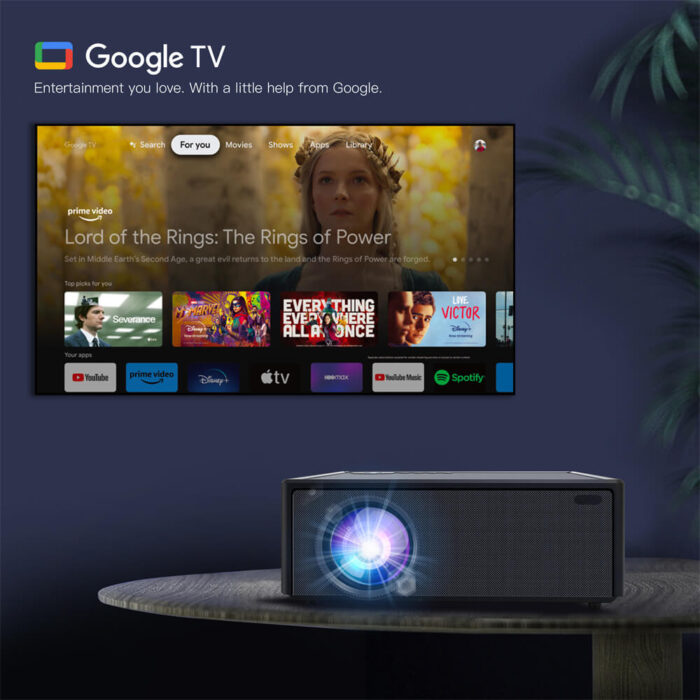 x7 google tv projector