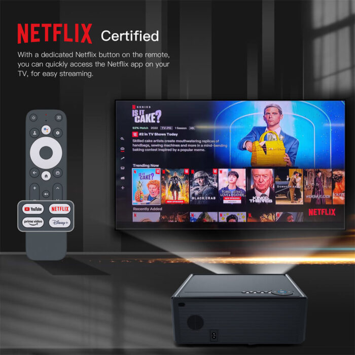 x7 smart projector with netflix