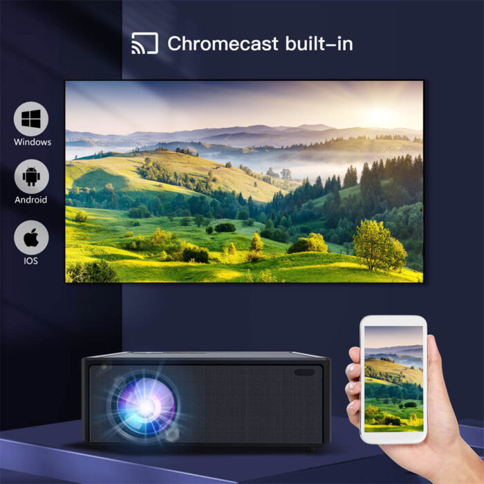 x7 chromecast projector