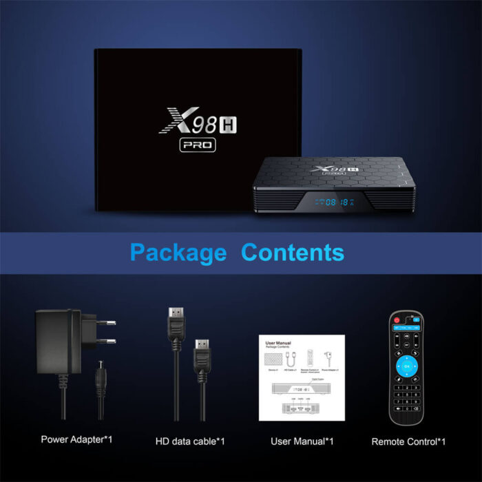 x98h pro android tv box