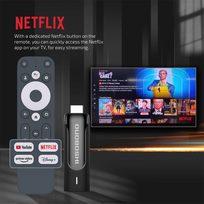 gt1 Netflix certified android tv stick