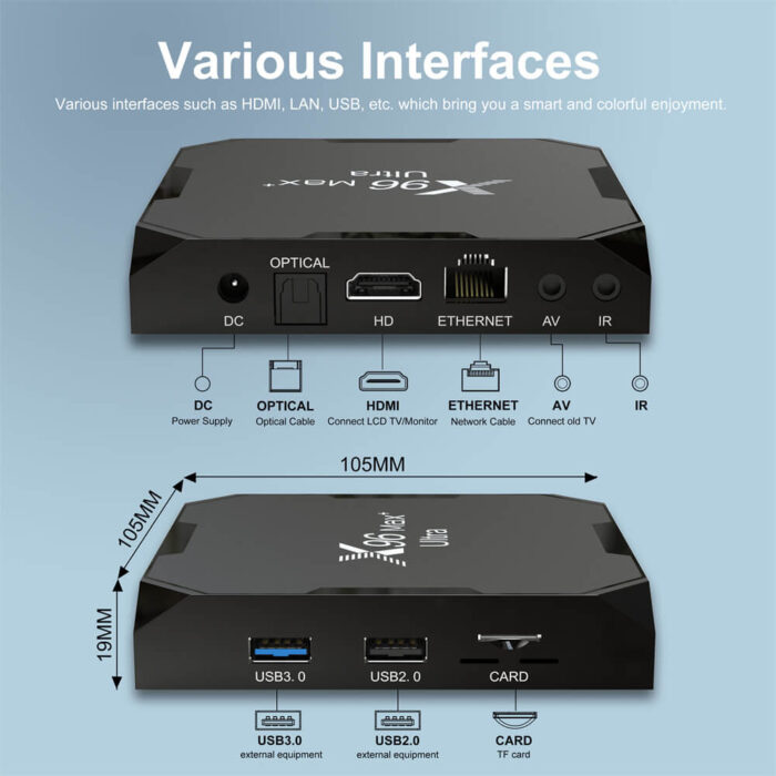 x96 max plus ultra tv box