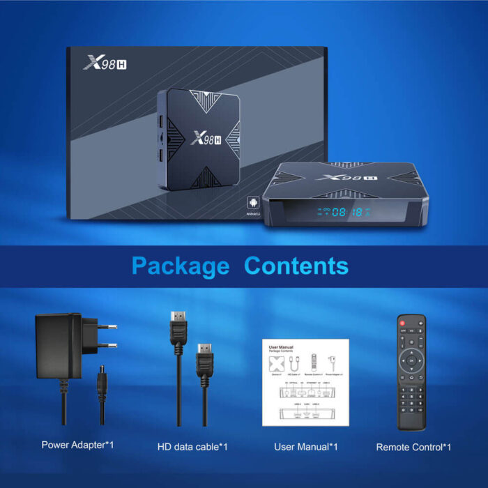 x98h 4k tv box