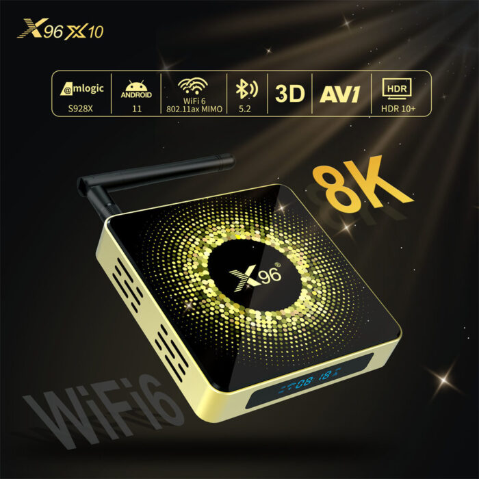 x96 x10 8k android tv box