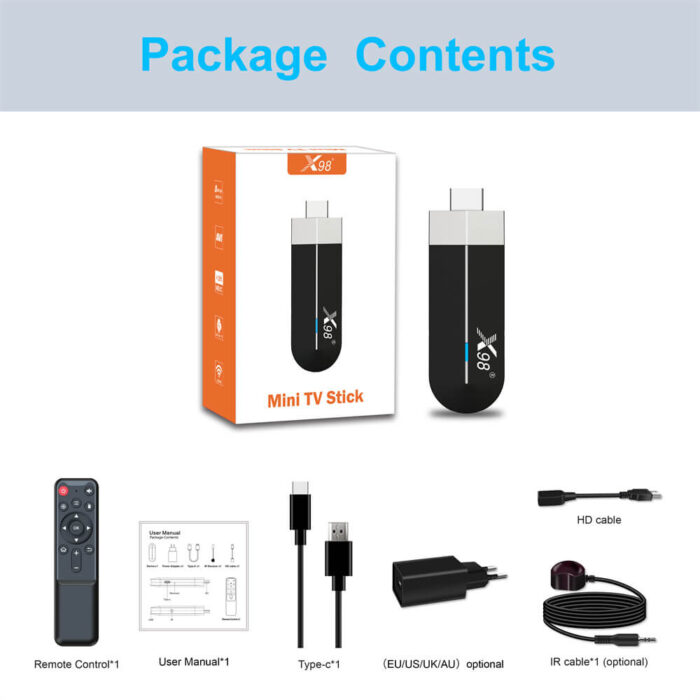 x98 s500 android 11 tv stick